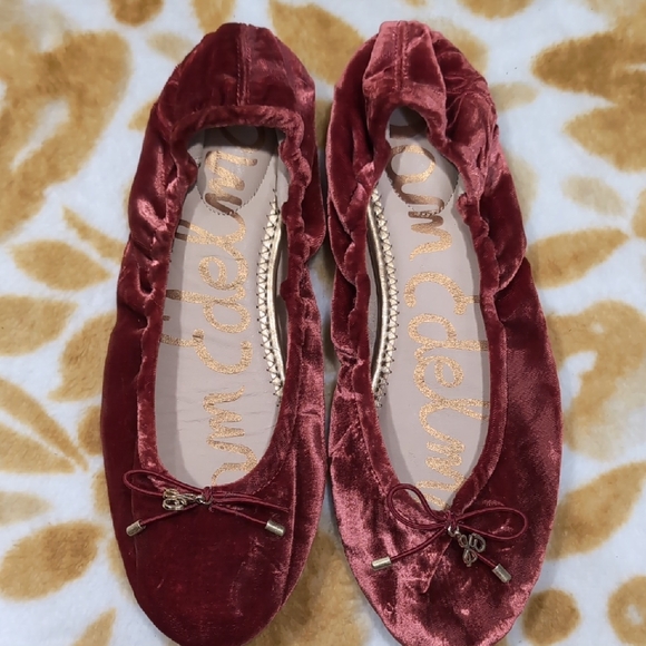 Sam Edelman Shoes - SAM EDELMAN Felisha Elegant Velvet Ballet Flats